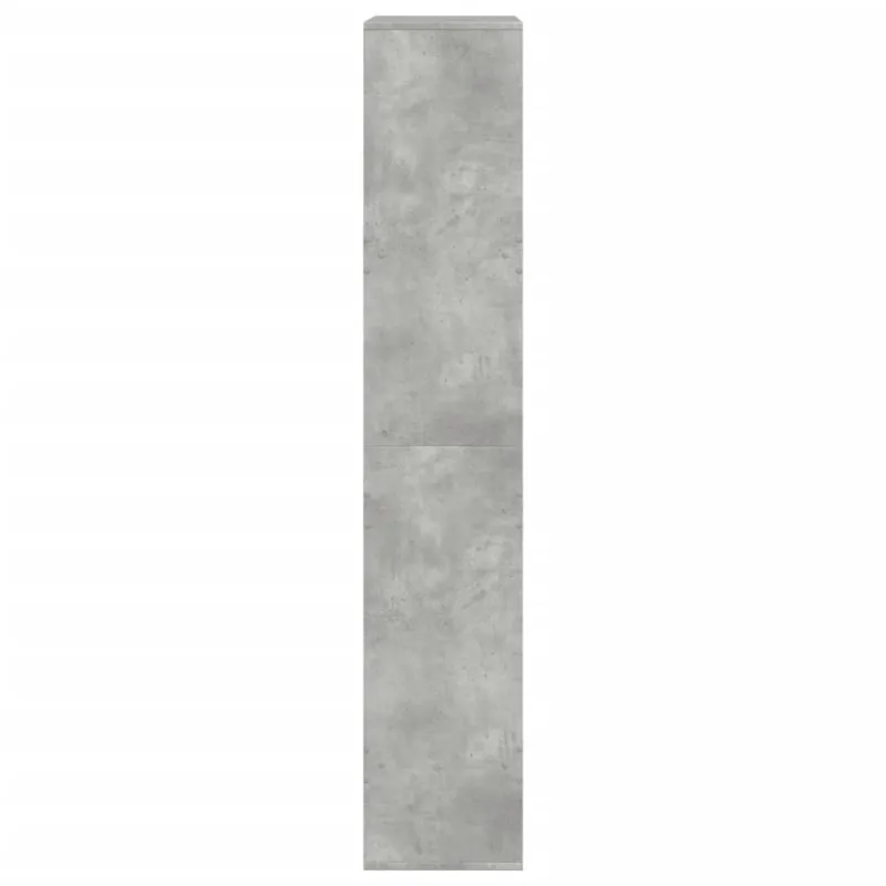 Knygų spinta, betono pilka, 100x33x175cm, apdirbta mediena