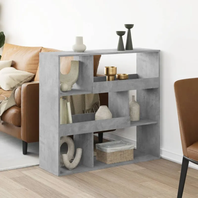 Kambario pertvara, betono, 100x33x94,5cm, apdirbta mediena