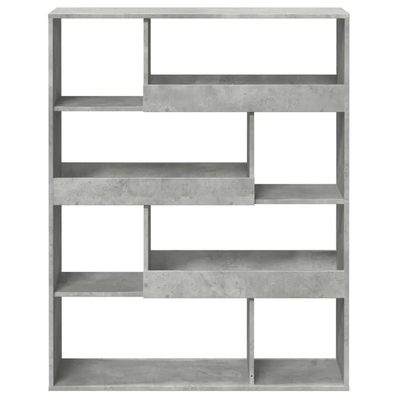 Kambario pertvara, betono pilka, 100x33x125,5cm, mediena