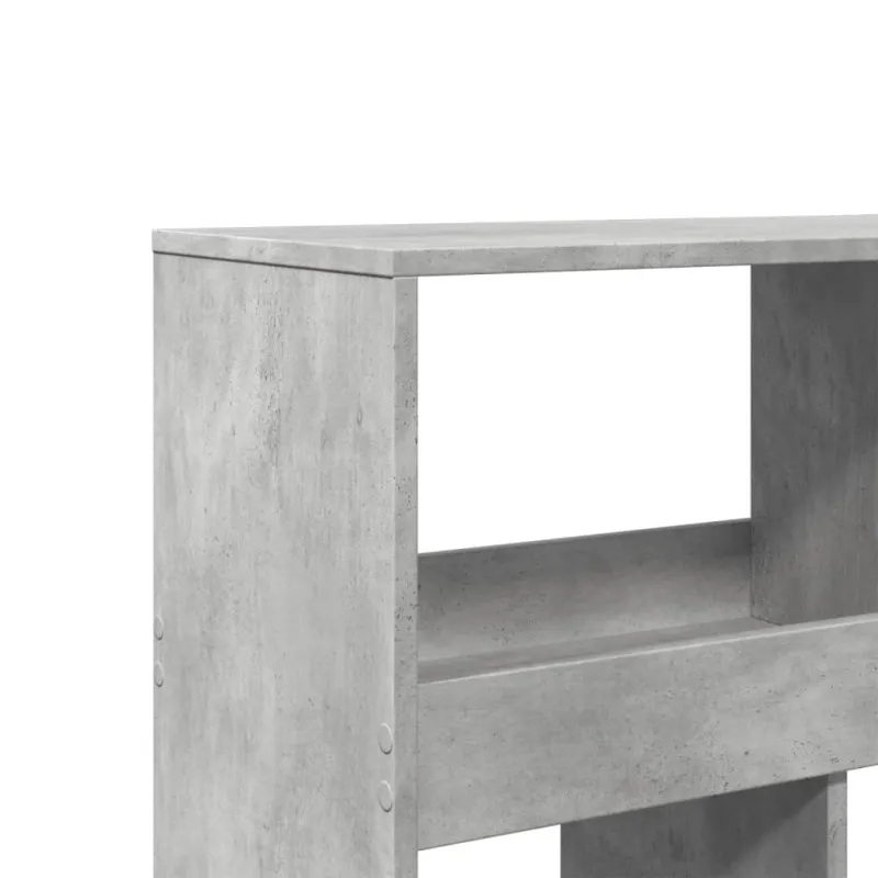 Kambario pertvara, betono pilka, 100x33x125,5cm, mediena