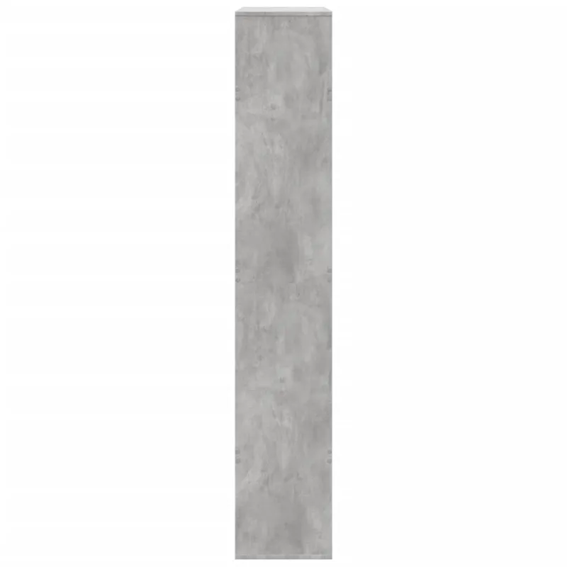 Kambario pertvara, betono pilka, 100x33x187,5cm, mediena