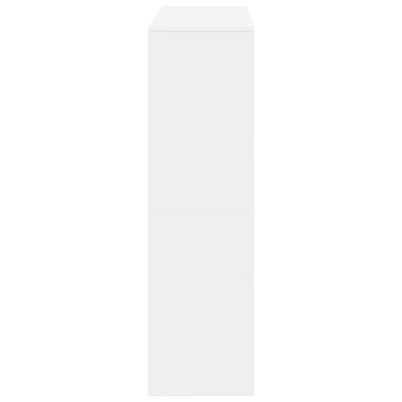 Kambario pertvara, balta, 100x33x115cm, apdirbta mediena
