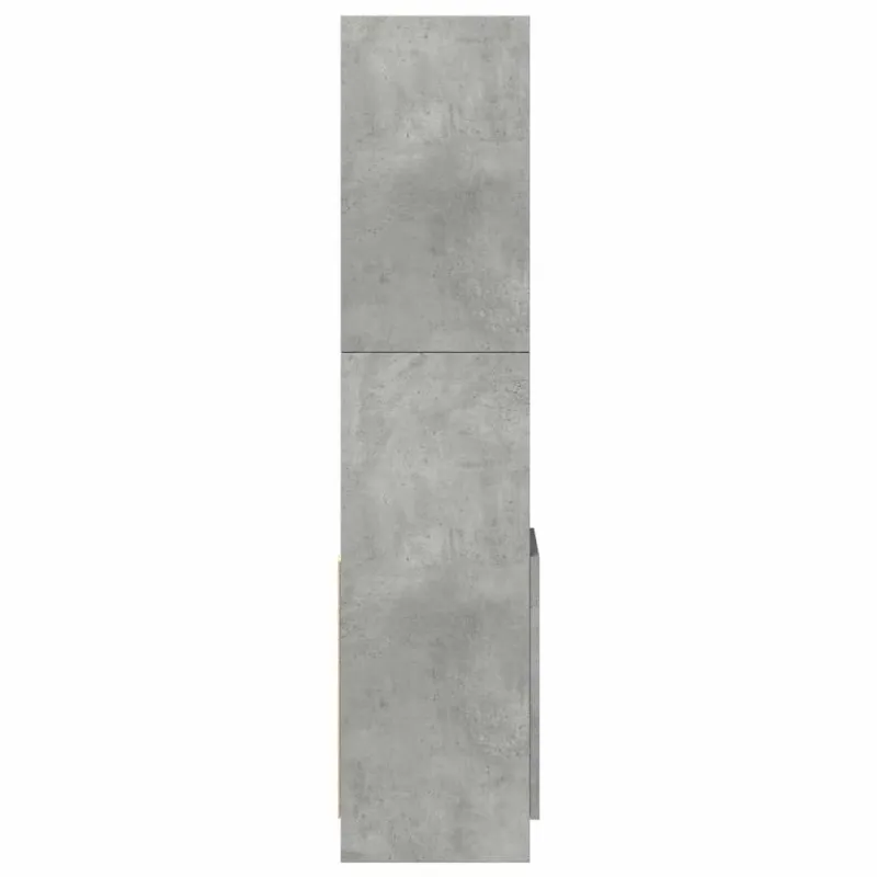 Komoda, betono pilkos spalvos, 92x33x140cm, apdirbta mediena