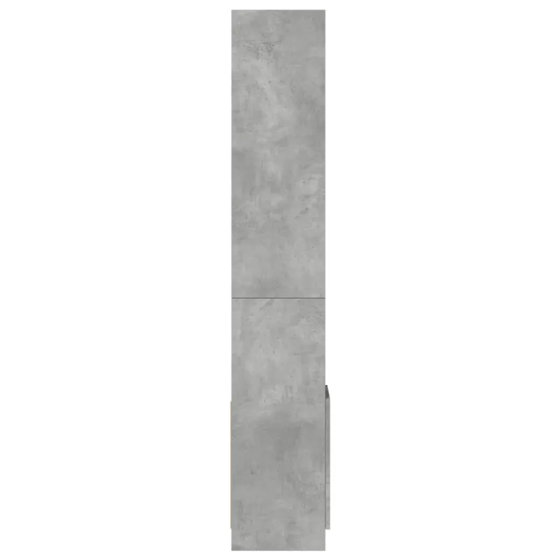 Komoda, betono pilkos spalvos, 92x33x180cm, apdirbta mediena