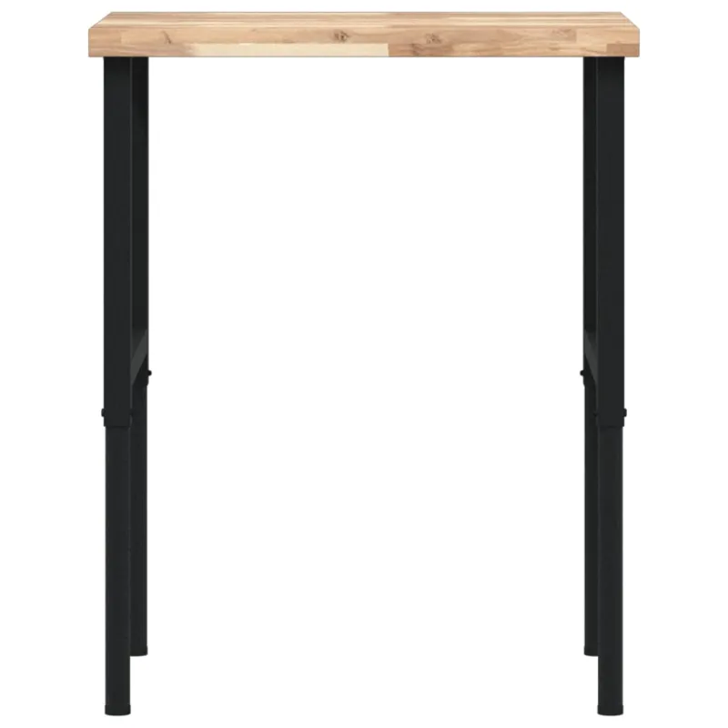 Darbastalis, 80x60x(73-99,5)cm, bukmedis, stačiakampis