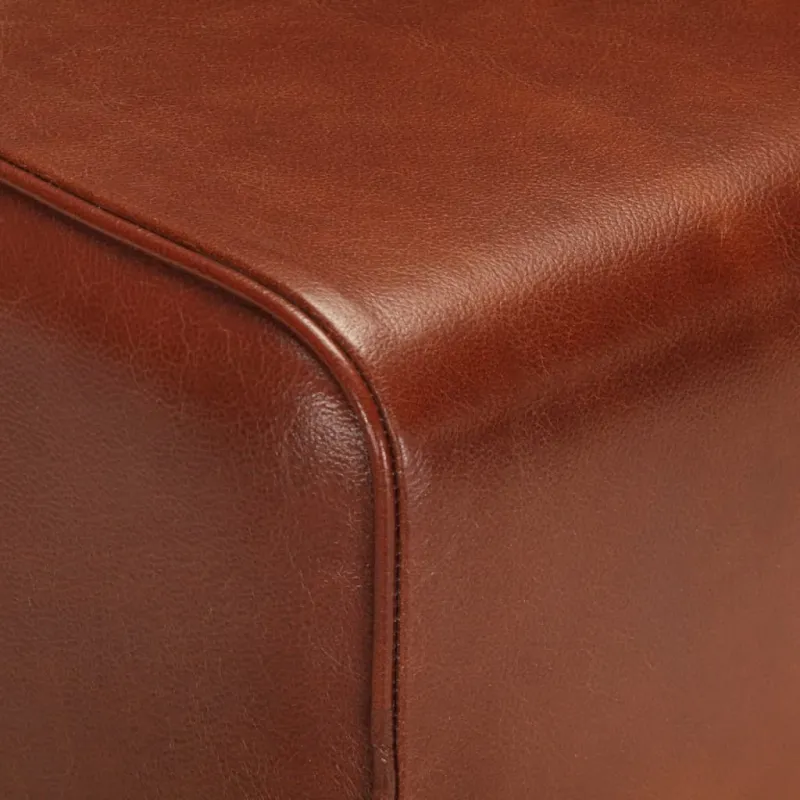 Gimnastikos arklys, rudas, 58cm, tikra oda ir mango masyvas