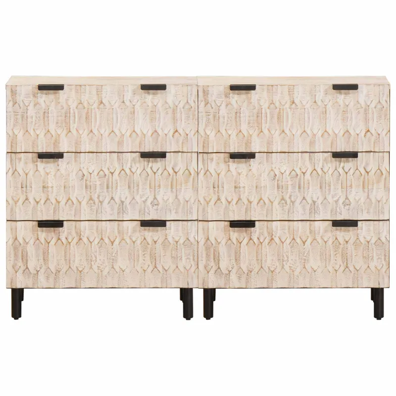 Kabalas 2 pcs Baltos skalbimo apdaila 60 x 33 x 75 cm