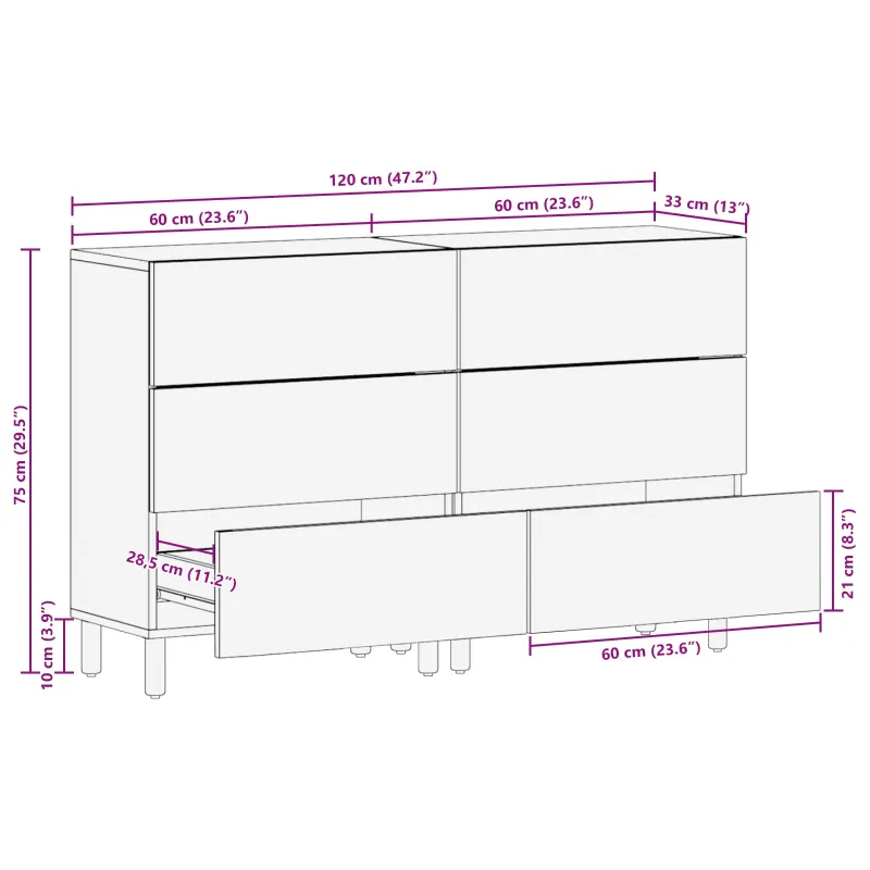 Kabalas 2 pcs Baltos skalbimo apdaila 60 x 33 x 75 cm