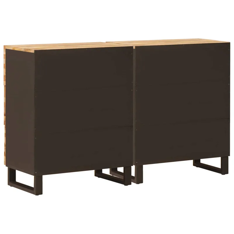 Kabalas 2 pcs Ruda 60 x 33 x 75 cm Kietas mango medis