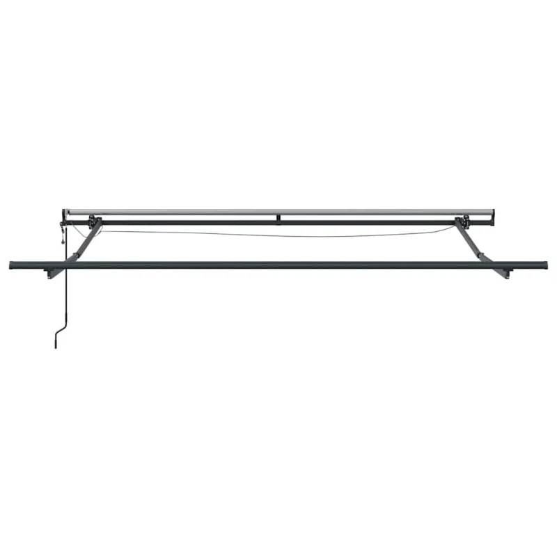Automatinė ištraukiama markizė su LED, bordo spalvos, 300x250cm