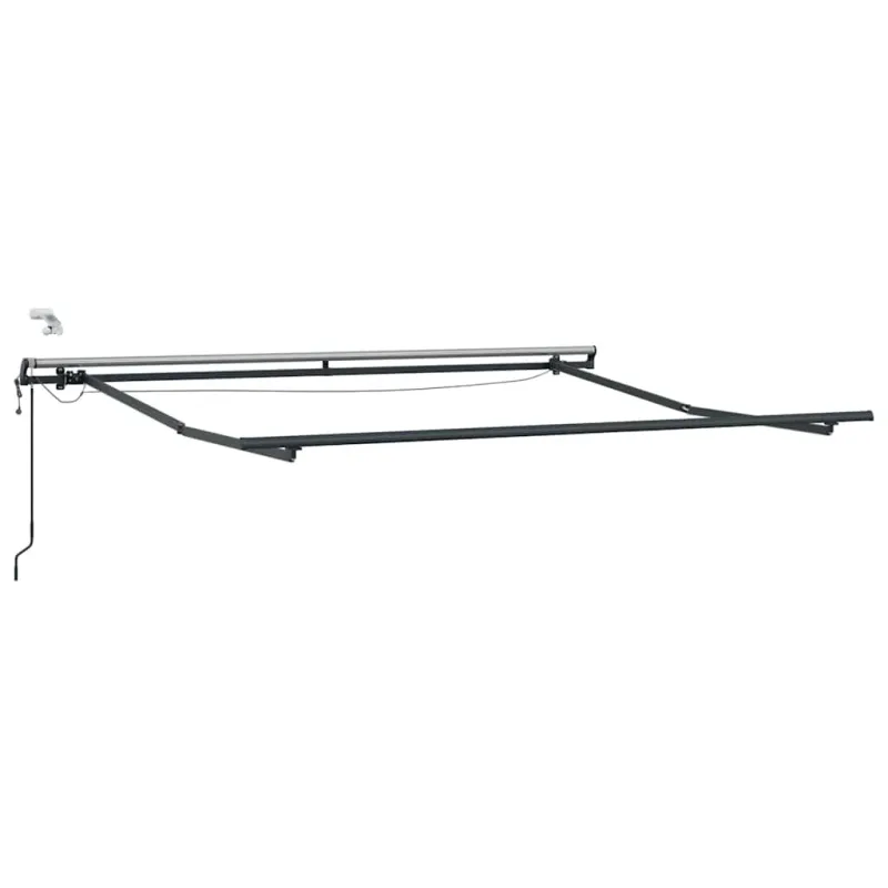 Automatinė ištraukiama markizė su LED, ruda, 300x250cm