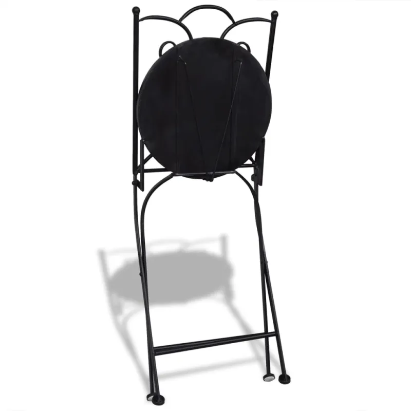 Bistro-Setti, 3-os dalys, musta/valkoinen, keramiikkalaatat