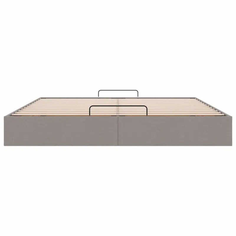 Osmanų lovos rėmas be čiužinio Taupe 160x200 cm audinys
