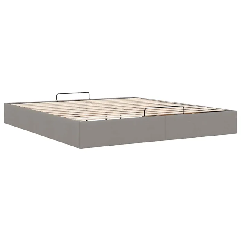 Osmanų lovos rėmas be čiužinio Taupe 180x200 cm audinys