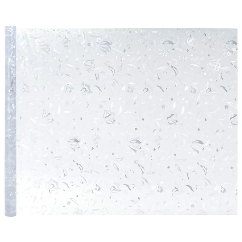 Langų plėvelės, 2vnt., PVC, matinės, gėlio raštas