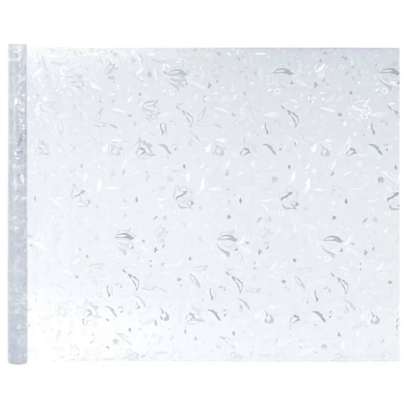 Langų plėvelės, 4vnt., PVC, matinės, gėlio raštas