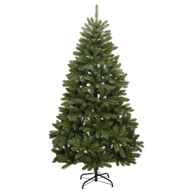 Kalėdų eglutė su šarnyrinėmis šakomis/LED/žaisliukais, 240cm