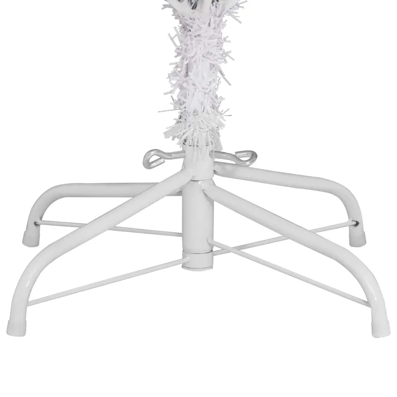 Dirbtinė Kalėdų eglutė Balta 90 x 90 x 180 cm PVC ir metalas