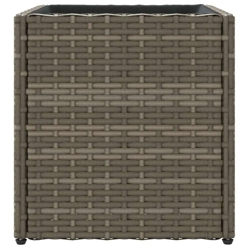 Sodo loveliai, 2vnt., pilkos spalvos, 36x30x32cm, poliratanas
