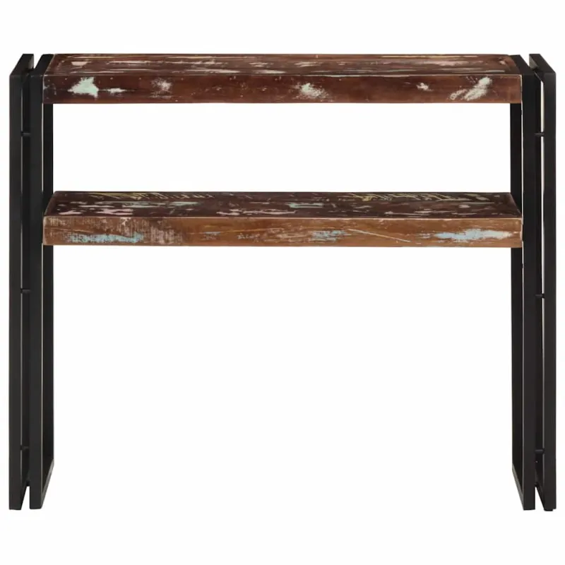 Konsolinis staliukas, 90x30x75cm, perdirbtos medienos masyvas