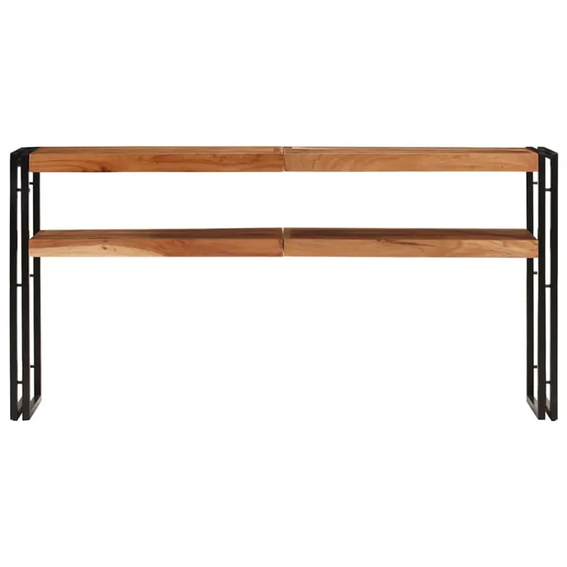 Konsolinis staliukas, 150x30x75cm, akacijos medienos masyvas