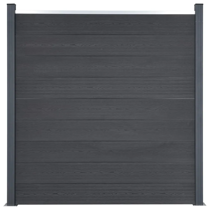 Tvoros segmento rinkinys, pilkos spalvos, 526x186cm, WPC