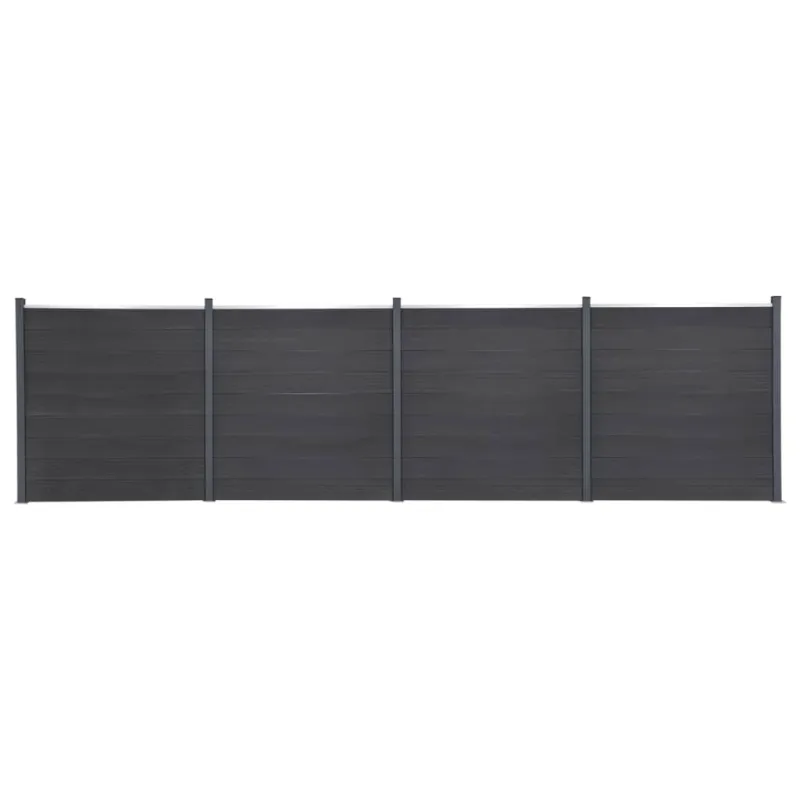 Tvoros segmento rinkinys, pilkos spalvos, 699x186cm, WPC