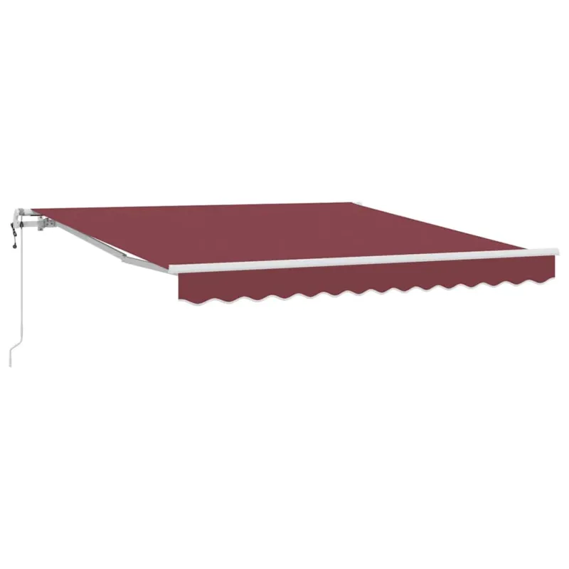 Automatinė ištraukiama markizė, bordo spalvos, 300x250cm