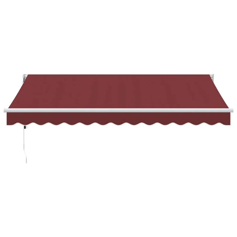 Automatinė ištraukiama markizė, bordo spalvos, 350x250cm