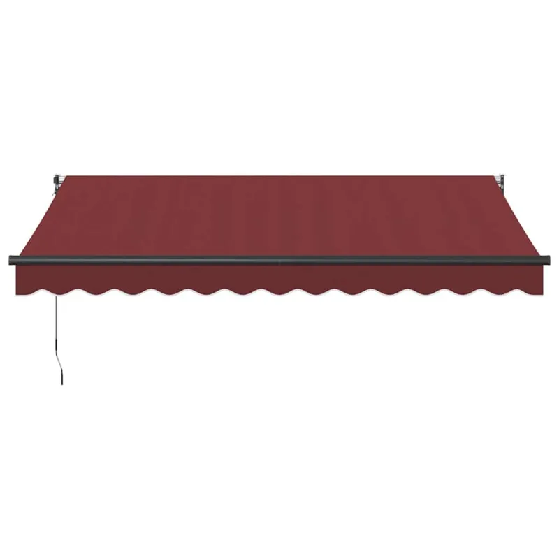 Automatinė ištraukiama markizė, bordo spalvos, 350x250cm