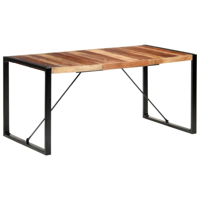 Valgomojo stalas, 160x80x75cm, medienos masyvas
