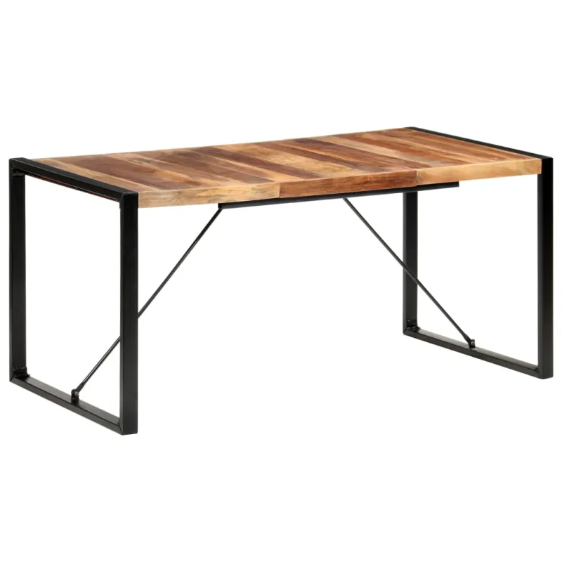 Valgomojo stalas, 160x80x75cm, medienos masyvas