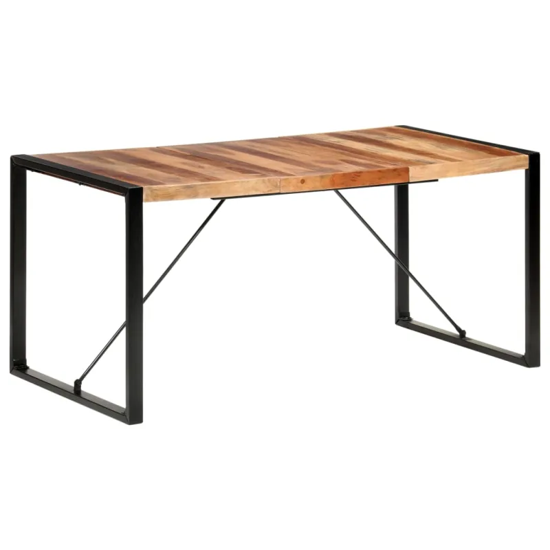 Valgomojo stalas, 160x80x75cm, medienos masyvas