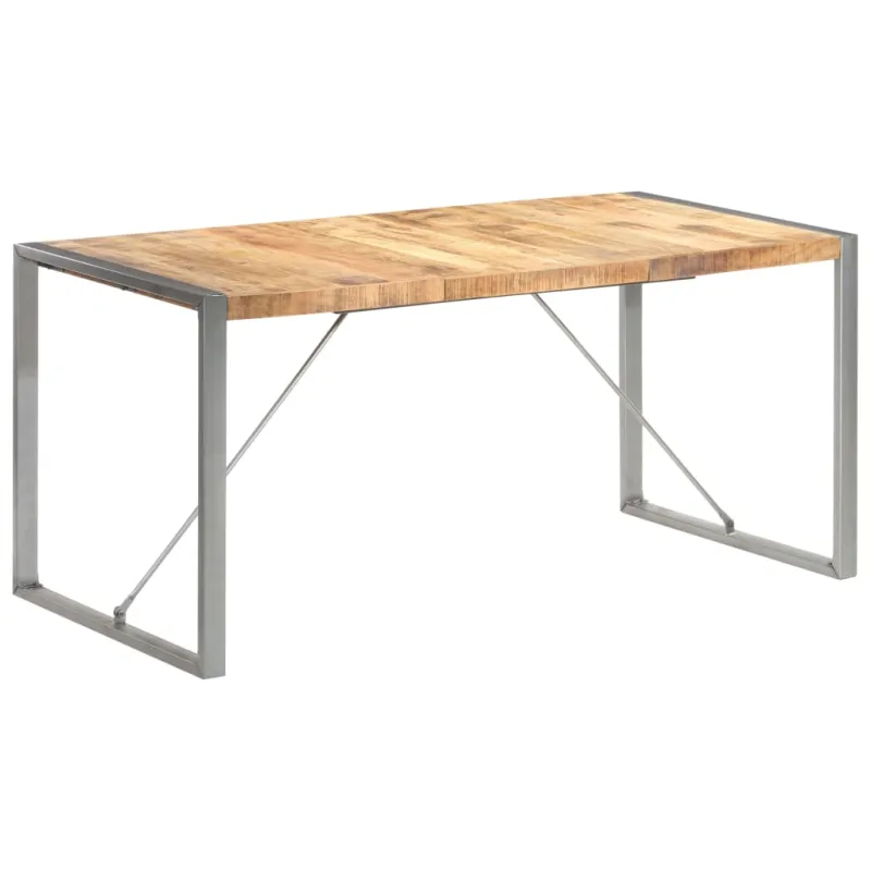 Valgomojo stalas, 160x80x75cm, mango medienos masyvas