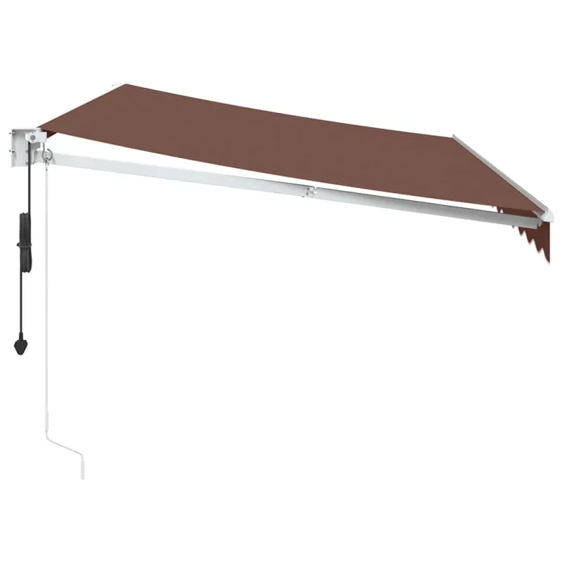 Automatinė ištraukiama markizė, rudos spalvos, 350x250cm