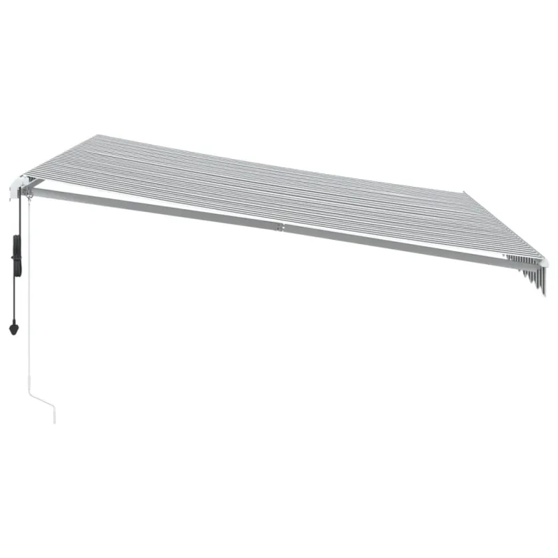 Automatinė ištraukiama markizė, antracito ir balta, 400x350cm