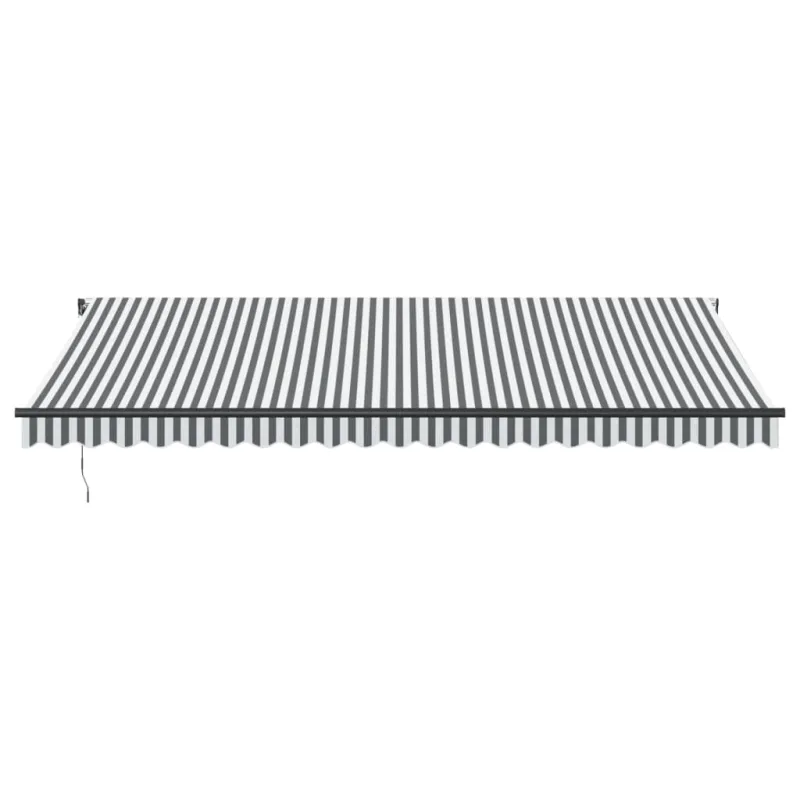 Automatinė ištraukiama markizė, antracito ir balta, 500x350cm