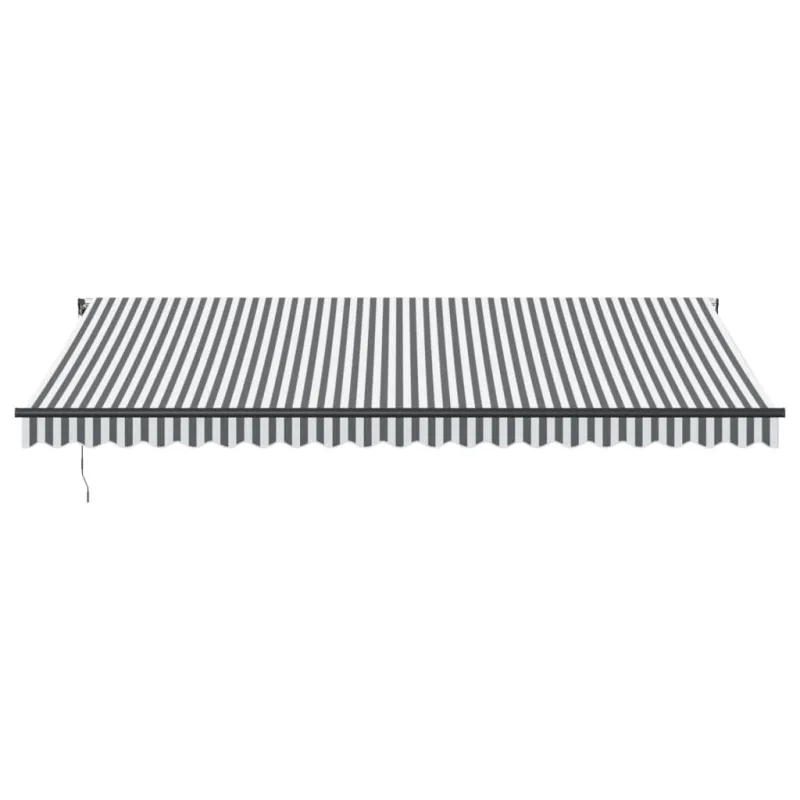 Automatinė ištraukiama markizė, antracito ir balta, 500x350cm
