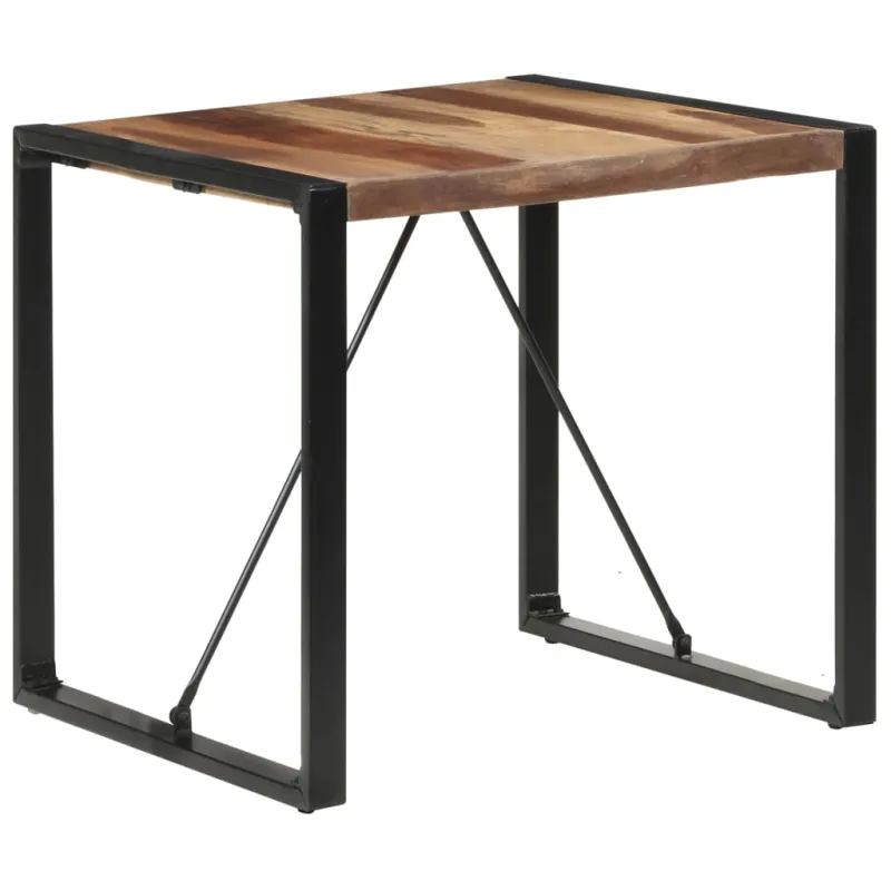 Valgomojo stalas, 80x80x75cm, medienos masyvas