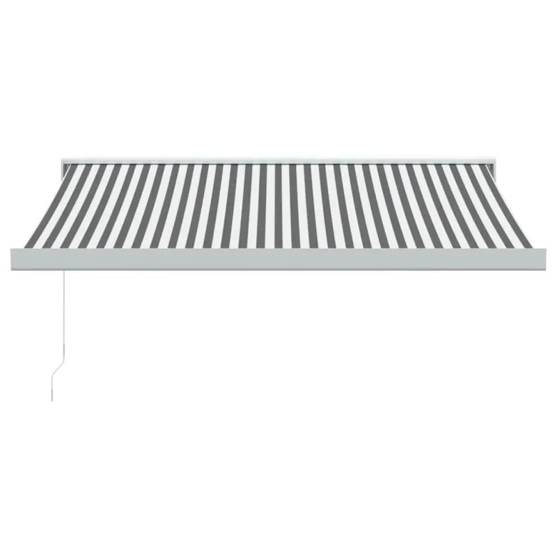 Ištraukiama markizė, antracito/balta, 3,5x2,5m, audinys