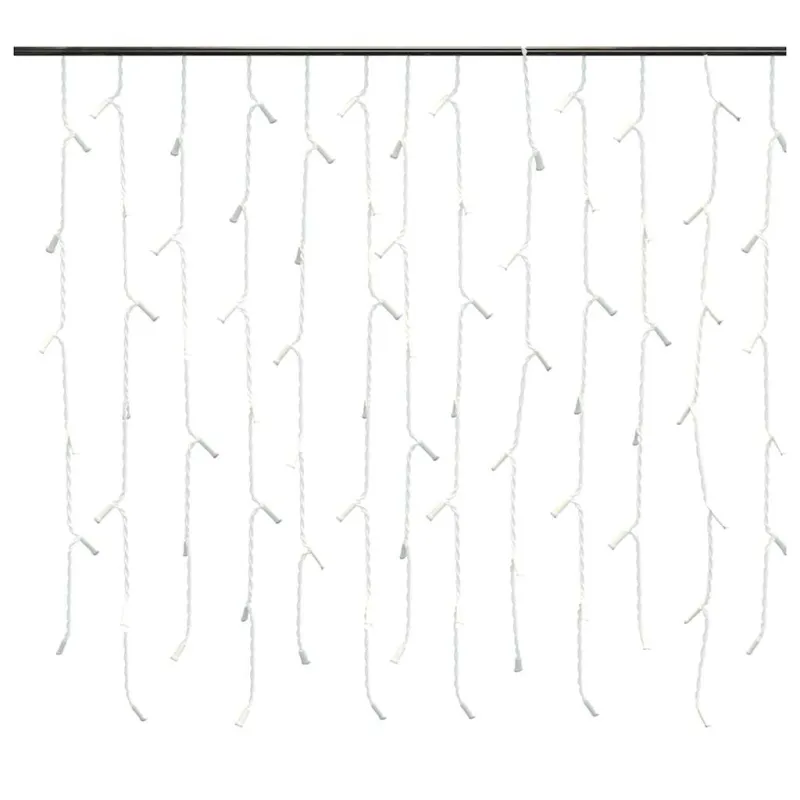 LED girlianda varvekliai, 10m, 400 mėlynų LED, 8 funkcijos