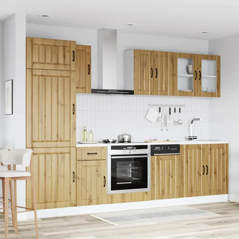 Virtuvinių spintelių komplektas, 8 dalių, Kalmar, artisano