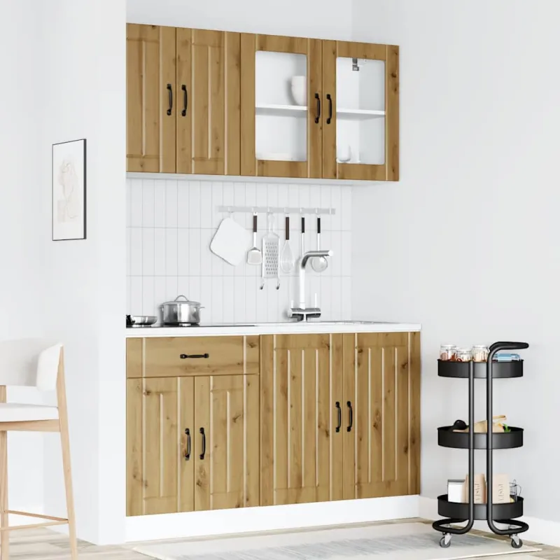 Virtuvinių spintelių komplektas, 4 dalių, Kalmar, artisano