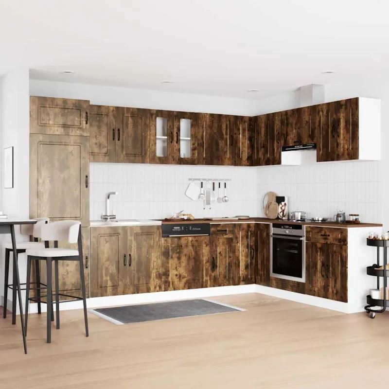 Virtuvės spintelė Kalmar 2 pcs Ruda 80 x 46 x 81.5 cm