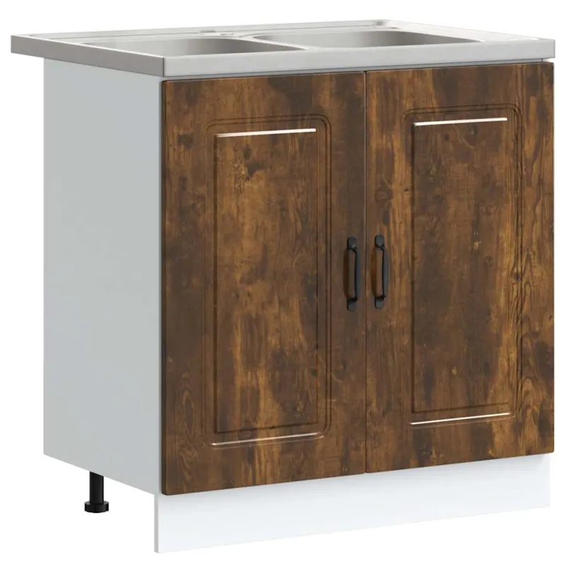 Virtuvės spintelė Kalmar 2 pcs Ruda 80 x 46 x 81.5 cm