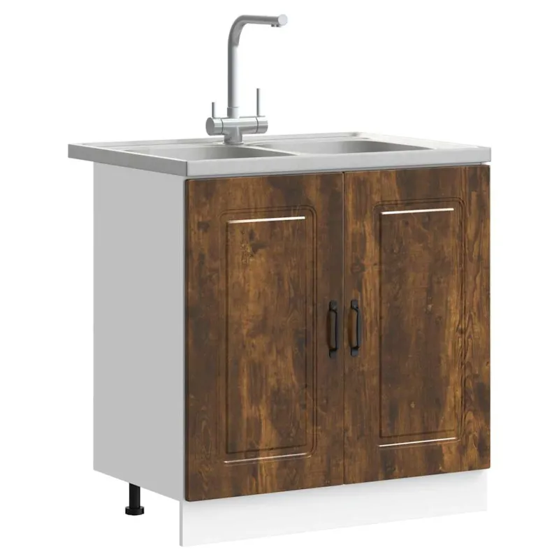 Virtuvės spintelė Kalmar 2 pcs Ruda 80 x 46 x 81.5 cm
