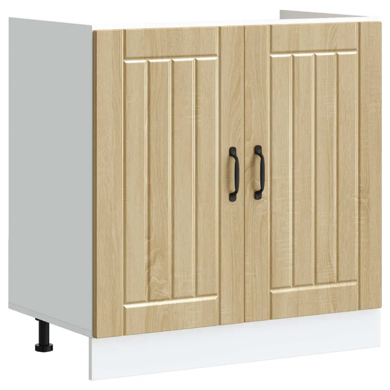 Kriaušės pagrindinė spintelė Lucca 2 pcs Sonoma ąžuolas
