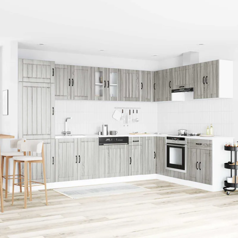 Kriaušės pagrindinė spintelė Lucca 2 pcs Pilkas Sonoma