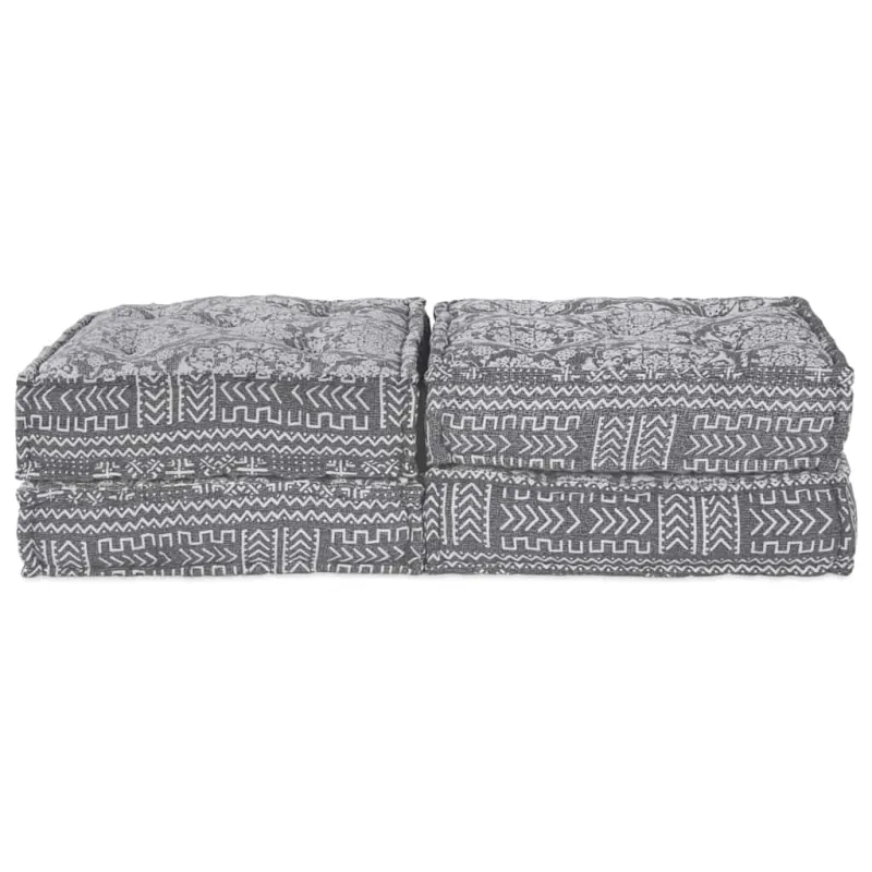 Modulinė sofa 2 pcs Šviesiai pilka 140 x 70 x 36 cm Audinys
