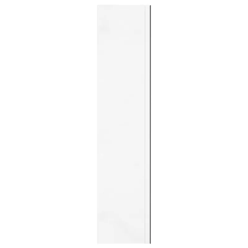 Veidrodinė vonios spintelė, balta, 60x15x75cm, MDF, blizgi